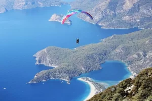 Ölüdeniz den Teleferikle Yamaç Paraşütün zirvesi Babadağa