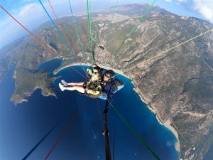 Fethiye Kelebekler Vadisine Tepeden Bir Bakış: Yamaç Paraşütü